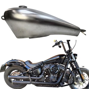 14 L Modified Motorcycle Petrol Gas Fuel Tank W/ Cap For Harley Softail 2018-24 - Bild 1 von 10