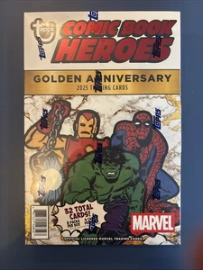 2025 Topps Marvel Comic Book Heroes Hobby Box 1975 Golden Anniversary Brandneu - Bild 1 von 2