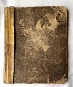 1804 Cyphering Book ~ Henry Baron ~ Arithmetic Manuscript ~ 30pp Early American - Imagen 1 de 11
