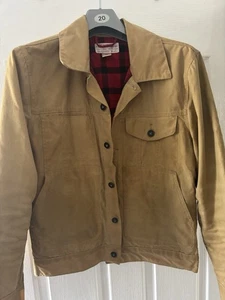 Filson Tin Cloth Short-Lined Cruiser Jacket Size Small - Picture 1 of 4