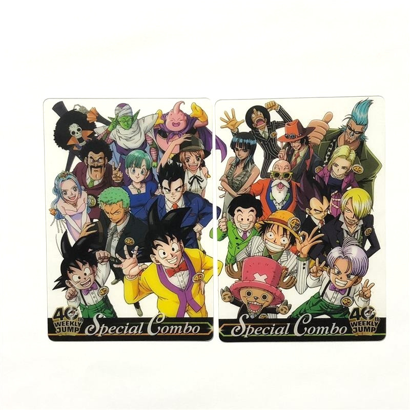 ドラゴンボール ワンピース コラボ ウエハースカード 16枚セット
