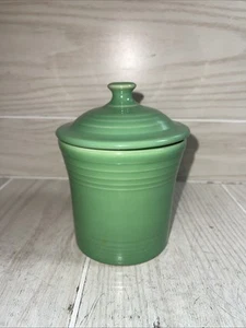 Vajilla verde vintage Fiesta Ware con tapa 4 pulgadas caja inferior fiesta HLC - Imagen 1 de 8