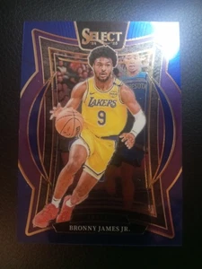 2024-25 Panini Select #90 Bronny James Jr. RC Rookie Blue Prizm - Picture 1 of 2