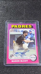 2025 Topps Heritage Mason Mccoy Autograph ROA-MM - Bild 1 von 2
