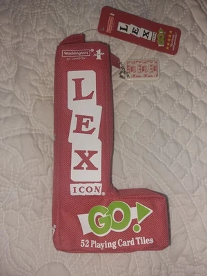 Waddingtons LEX ICON GO!  : 52 PLAYING CARD TILES - SEALED - Image 1 of 3