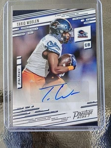2022 Panini Chronicles DP - Prestige Xtra Points Signatures Tariq Woolen - Picture 1 of 2