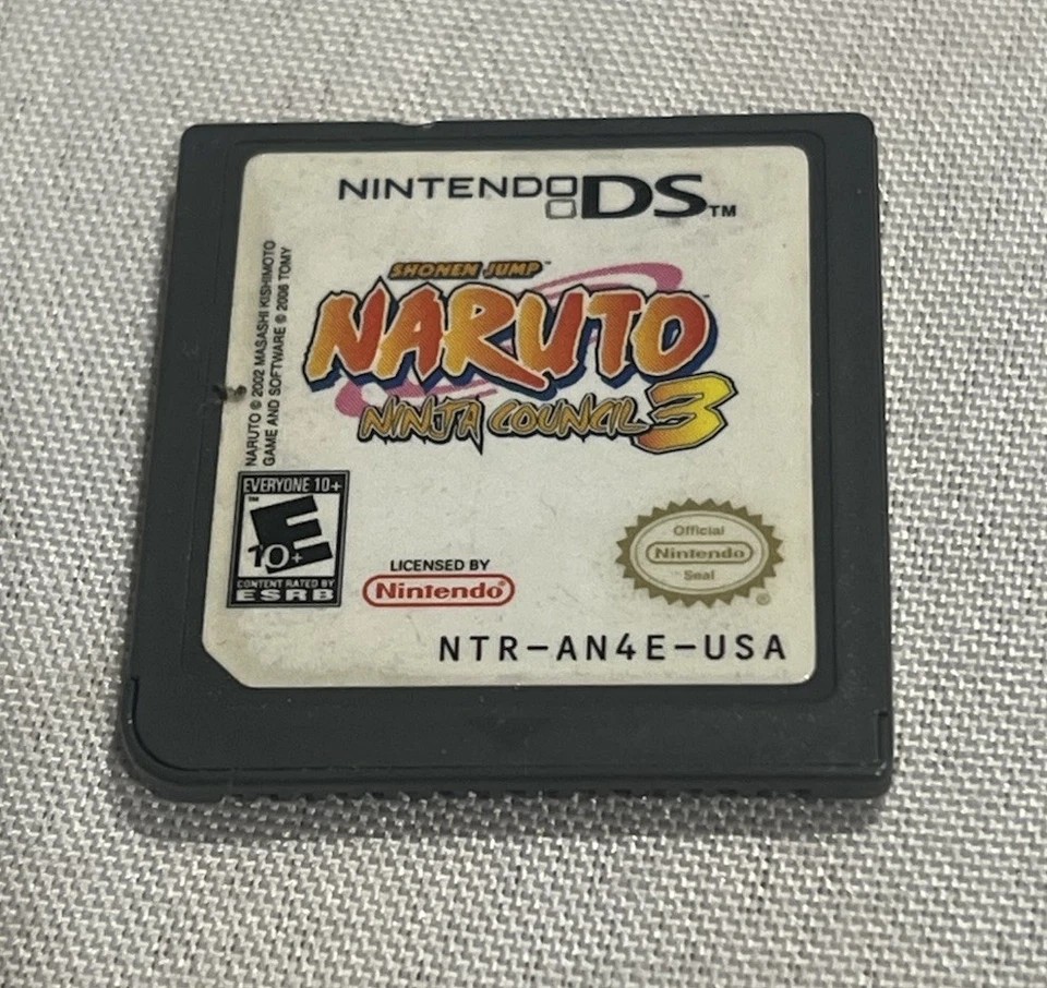 Naruto: Ninja Council 3 (Nintendo DS, 2007) solo cartucho de juego Foto 1 de 1