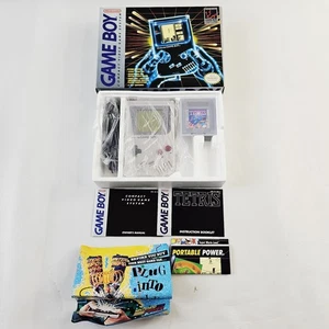Console portatile Game Boy DMG-01 originale con scatola Tetris manuali testata funzionante - Foto 1 di 22