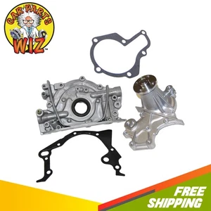 Engine Water Oil Pump Fits 89-97 Suzuki Geo 1.6L VIN 0 3 Cu. 97 G16B G16KV G16KC - Picture 1 of 3