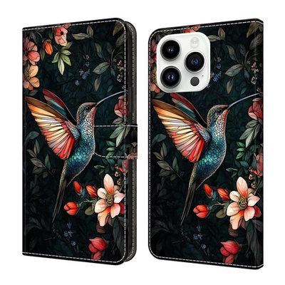 For Various Phone Leather Card Wallet Case Bag Flip Stand Cover Hot Women Girls - Image 1 of 4