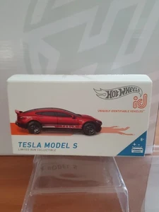 Hot Wheels 2018 ID Series 1 Tesla Model S in Red in Sealed Box - FXB14 - Picture 1 of 7