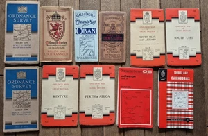 SCOTTISH MAPS - Ordnance Survey Maps & Others  - Eleven Maps of  SCOTLAND - Imagen 1 de 8