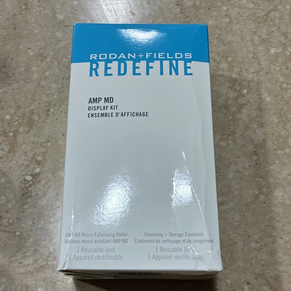 Rodan And Fields Amp MD 显示套件-微去角质辊存储容器 — 第 1/1 张图片