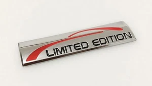 1X 3D Metal Edición Limitada Emblema Insignia Coche Pegatina Trasera Autoadhesiva CROMO - Imagen 1 de 3