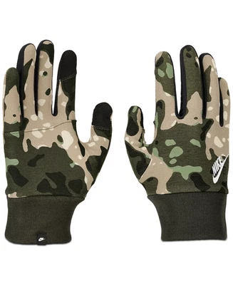 Nike Big Kid's Club Gloves Medium Printed Cargo Fleece 2.0 Tech-Touch NEW - Image 1 of 2