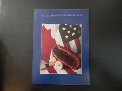 1986 MLB World Series Program METS Vs RED SOX Near Mint Condition - Image 1 of 2