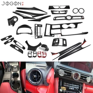 Dry Carbon For Lexus IS 300 350 500 F Sport 2021-2025 Console Interior Kits Trim - Picture 1 of 86