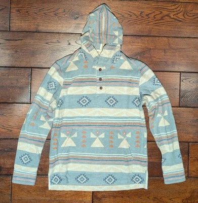 FAHERTY Pacific Sudadera con Capucha Suroeste Azteca Patrón Tribal Para Hombre XS NUEVO CON ETIQUETAS DEFECTO LEER Foto 1 de 4