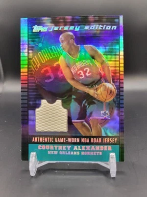 Camiseta Topps 2002-03 edición #JECA Courtney Alexander negra #/99 Foto 1 de 2