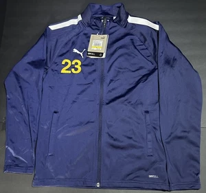 PUMA unisex child TeamLIGA Training Jacket, Peacoat-puma White, Medium US - Picture 1 of 12
