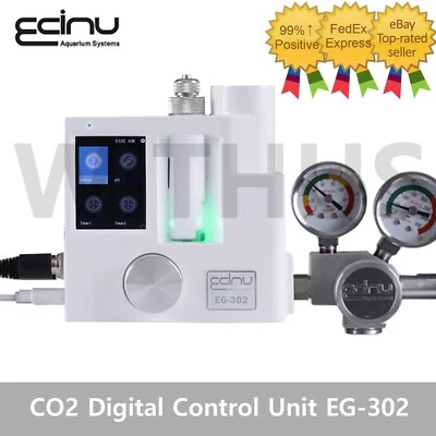 NEW ECINU AQUARIOUM Systems CO2 Digital Control Unit with Regulator EG-302 - Image 1 of 4