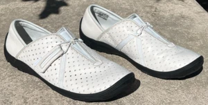 Clarks Fiana Braley Womens Size 11M Leather Slip On Sneakers/Shoes, Lightly Used - Picture 1 of 22