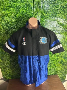1998-1999 Orlando Magic Basketball S/S Champion Warm-Up Jacket Size 40+2 - Picture 1 of 5