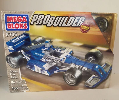 2005 MEGA BLOKS PROBUILDER #3706 GRAND PRIX RACER 435 pcs AGES 8+ - Image 1 of 4
