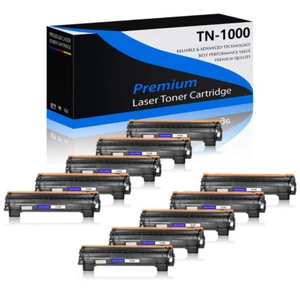 Cartucho de tóner 10PK TN1000 para Brother TN-1000 HL1110 HL1110R HL1112 HL1112R - Imagen 1 de 24