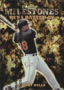 1999 Finest Milestones #M24 Albert Belle RBI /1400