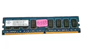 NANYA 2GB RAM / 2Rx8 PC2-6400U-666-13-E1-800 / B988 - Picture 1 of 2