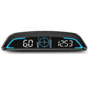 Car HUD Head Up Display GPS Speedometer Overspeed Alarm Accessories Fit For SUV
