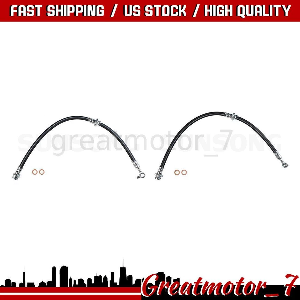 Sunsong Front Brake Hose Brake Line for 2016-2017 Nissan Maxima Foto 1 de 4