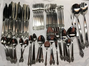 Oneida Community Vinland Stainless Flatware Fork Knife Spoon or Teaspoon -Choice - Picture 1 of 145