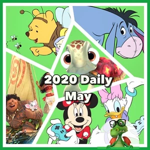 TOPPS DISNEY COLLECT 2020 DAILY MAY SET 30 DIGITAL CARDS - Picture 1 of 10