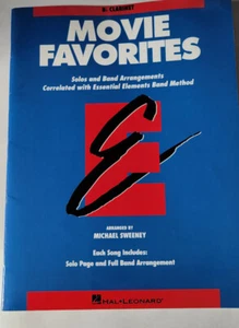 Clarinet Sheet Music Essential Elements Movie Favorites Bb Clarinet Various Band - Picture 1 of 3