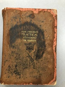 VTG 1934 Funk and Wagnalls Practical "Standard" Dictionary: Collectible Leather - Bild 1 von 4