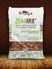 Terreau horticole professionnel ZEROMIX - tourbes de sphaigne,coco,argile - 50 L