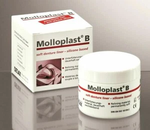 DETAX Dental Molloplast B Permanente Silicona Base Material de revestimiento suave - Imagen 1 de 4