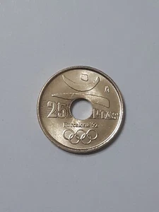 Moneda España 25 pesetas 1990, Barcelona'92 KM850 sin circular. - Imagen 1 de 2