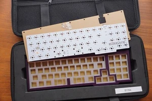 Elongate Custom Mechanical Keyboard Kit, Purple/Plum, Mini 1800, VIA/QMK (E1704) - Picture 1 of 13
