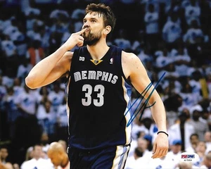 Marc Gasol Toronto Raptors Grizzlies NBA Signed Auto 8x10 Photo PSA/DNA COA (A) - Picture 1 of 1