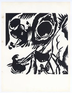 Wassily Kandinsky "Motif aus Improvisation 25" original woodcut - Picture 1 of 1