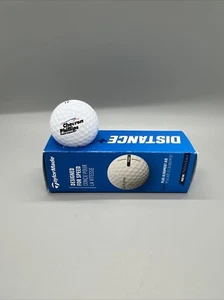 Taylor Made Distance Plus Sleeve of 3 Golf Balls Chevron Phillips Advertised - Picture 1 of 10