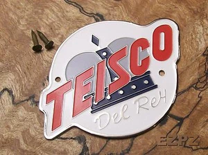 Teisco Del Rey Headstock Logo for Vintage Guitar, Free nails!  EZPZ PARTS - Picture 1 of 1