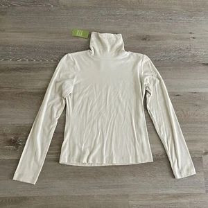 Sigrid Olsen Aqua Rollkragen Langarmshirt Gr. XS weich klassisch Capsule Neu mit Etikett - Bild 1 von 9