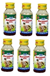 50ml x 6 Nurament Oil muscular joints pain neck back pain sprains cuts burn FRSP - Picture 1 of 3