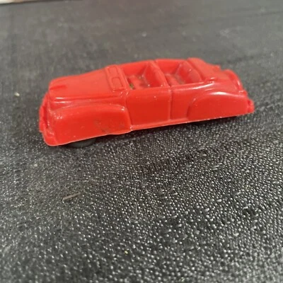 Coche de plástico duro Manoil vintage rojo P-7 hecho en EE. UU. Foto 1 de 4
