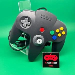 N64 Nintendo 64 - Original Nintendo Controller Dunkel Grau - Bild 1 von 5