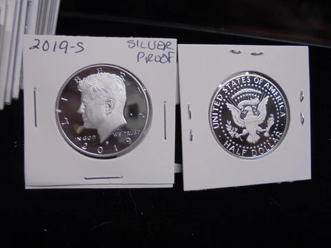 2019-S Silver Proof Kennedy Half Dollar Cover
